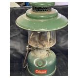 Vintage Coleman Lantern stands 15 inches tall