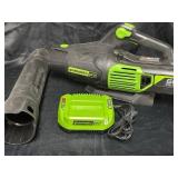 Greenworks Pro. Brushless 60 volt blower. Missing