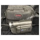 JVC video recorder with Tropaz carrying case.