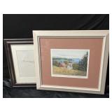 Signed photo, 69/300 and new picture frame