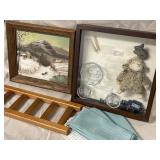 Home decor lot including a photo from 1990-