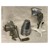 Vintage Foodmaster Food Processor 5 Cones Hand