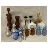 Vintage salt and pepper shakers.