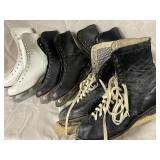 4 sets of ice skates.