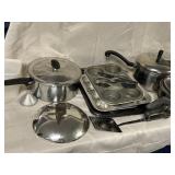 Lots of cupcake tins, pots and more