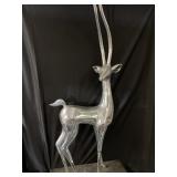 Cast Silver Aluminum Decor 45 inch tall