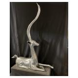 Cast Silver Aluminum Decor 35 inches tall