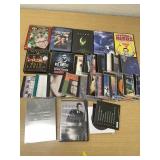 Assortment of DVDs and CDs