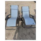 Zero Gravity Chairs with built in shade. Both