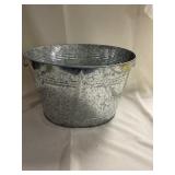 Galvanized Bucket 18" X 16" X 11".