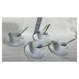 For espresso  cups Complete with spoons and