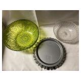 Plastic Bowls and Tart Pan