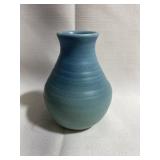 Signed Van Briggl clay bud vase
