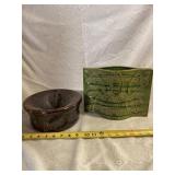 Bennington cuspider and 1950