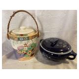 Ceramic Ice Bucket and Hall