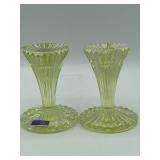 Sparkling Waterford Marquis 2 Candlesticks