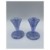 Sparkling Waterford Marquis 2 Candlesticks