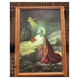 Framed Print "Jesus in the Garden of Gethsemane"