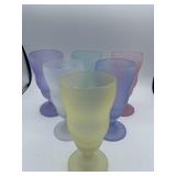 Set of 6 Beautiful Satin Frosted Pastel Ice Cream