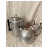 3 aluminum Kettles