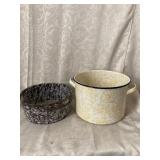 Two Pieces Enamel Ware