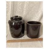 Lidded Bean Pot and Crock