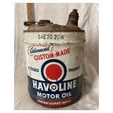 Havoline Motor Oil 5 Gal. Gas Can