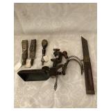 Vintage Cherry Pitter and Other Tools