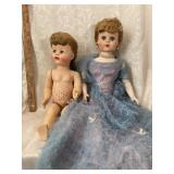 Two Large Dolls one Ideal