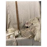 Vintage Doll Clothes and doll stands