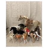 Quantity of Plastic Toy Horses