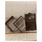 Wood Shelf and Spoon Holder