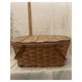 Large Woven Picnic Basket