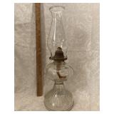 Tall Glass Oil Lamp