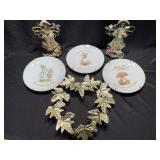 Home decor, includes three inspirational plates