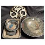 Lot of platters and bowl