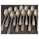 State spoons, 6 inches long.