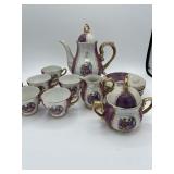 Music playing tea set