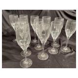 12 piece wine/ champagne glasses