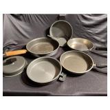 Pan lot of various makers.