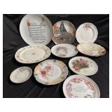 Lot of several miscellaneous display plates