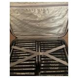 Suit case filled with the Agatha Christie