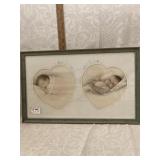 Framed "A Little Dream" and "Heavens Gift"