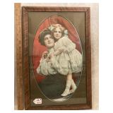 Framed Victorian Print