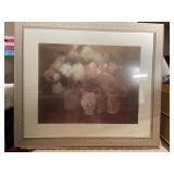 Large framed print by Isabella De Borchgrave
