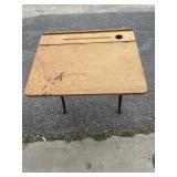 Vintage school desk