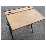 Vintage school desk.