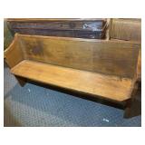 Bench/ church pew, Measures 69 long 20 wide seat