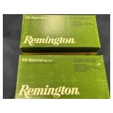 Remington 38 special new, 50 rounds per box 100