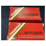 Federal Hi-Power 38 special match rounds. Look to